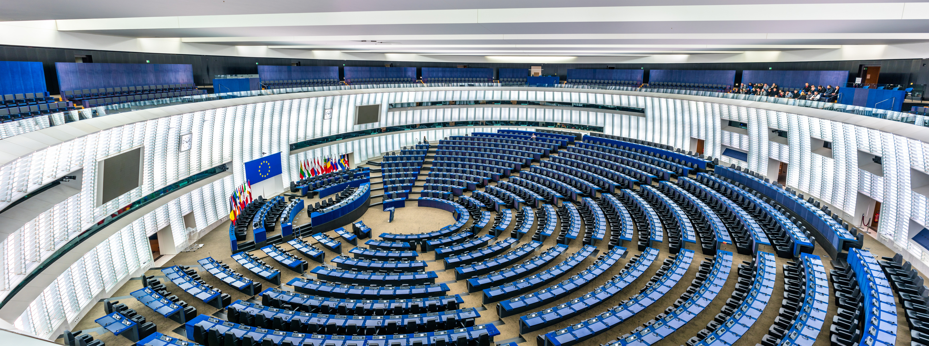 Plenary Hall of the European Parliament in Strasbourg